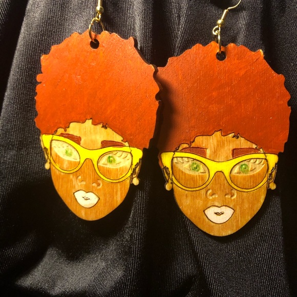 Homemade earrings - Picture 2 of 4